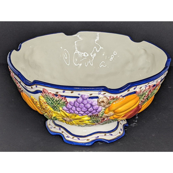 GANZ Other - Bella Casa by Ganz Thanksgiving Harvest Seasonal Serving Bowl Centerpiece 3D